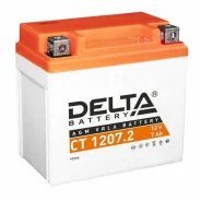 Аккумулятор для мото Delta CT 1207.2 AGM, 7Ач, CCA 130A