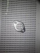 Прокладка глушителя D28 mm GY6, Honda