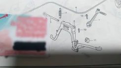 Подставка Honda Lead100 AF48 JF06 оригинал