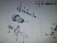 Распредвал Honda AF55 AF56 AF57 AF58 AF59 оригинал